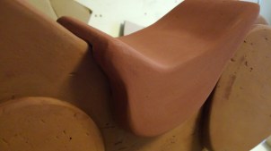 salem red milk paint. This will darken when finished with oil, but not exactly the red I was looking for