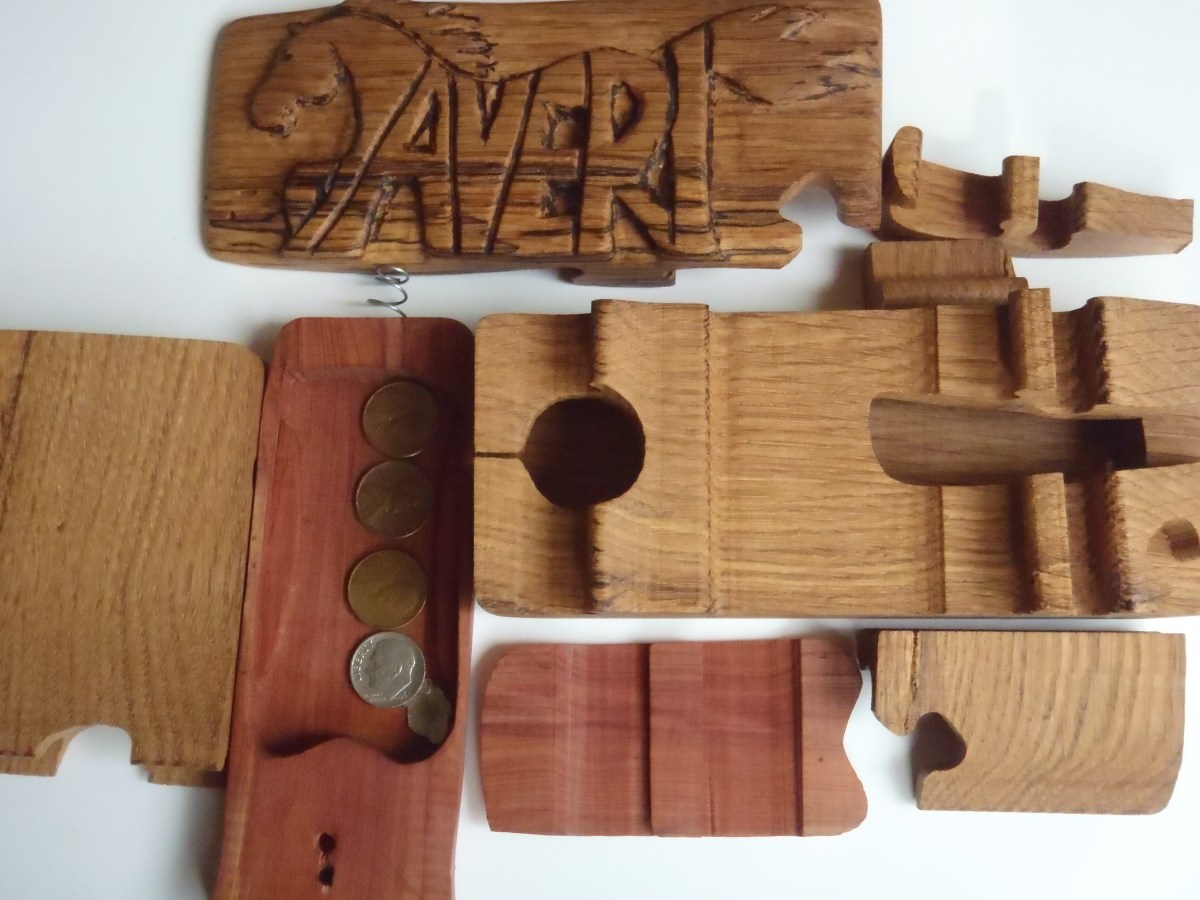 puzzle box dissasembled