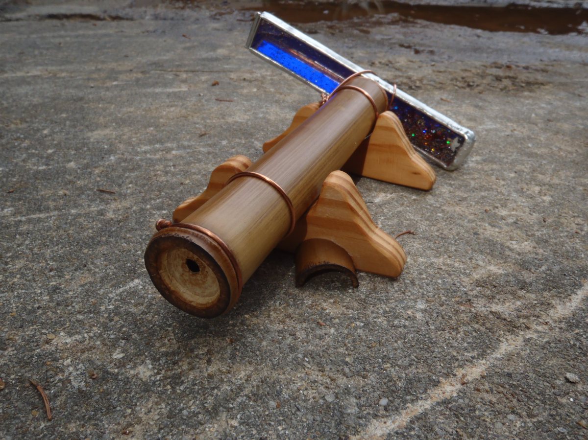 kaleidoscope made with bamboo