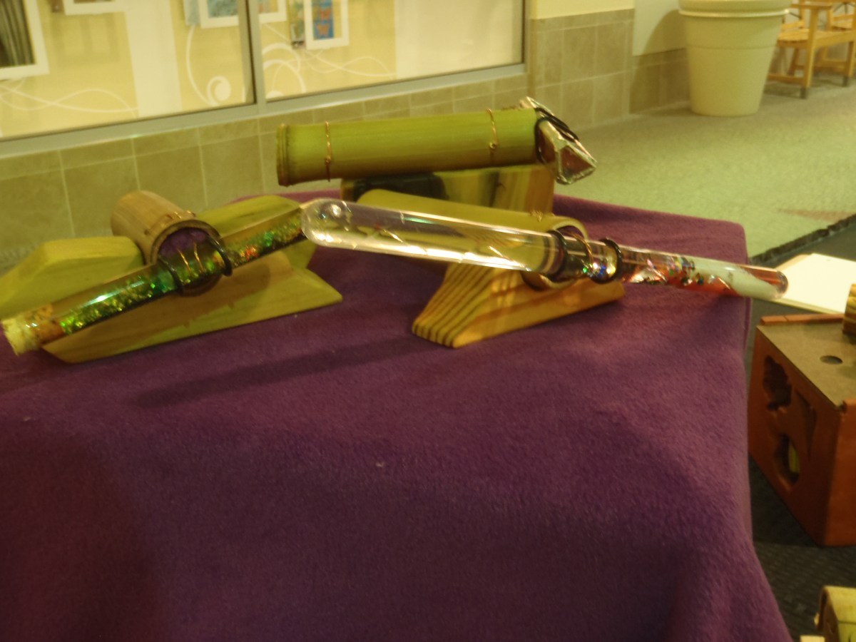 different bamboo kaleidoscopes