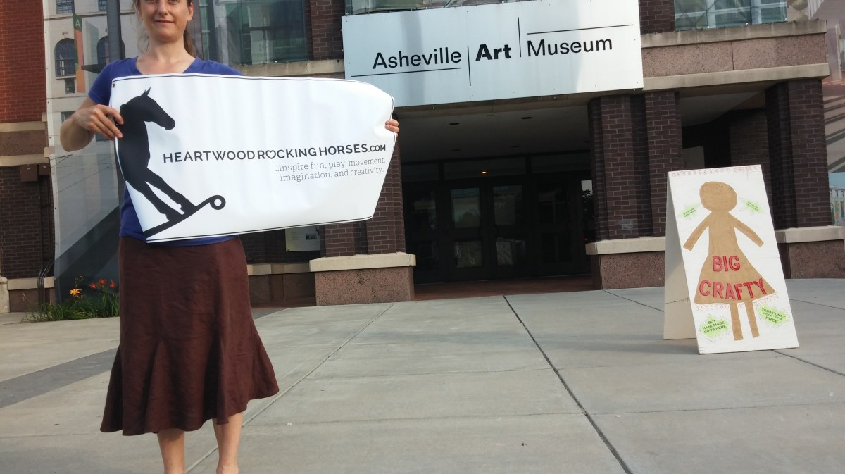 heartwood rocking horses at the big crafty