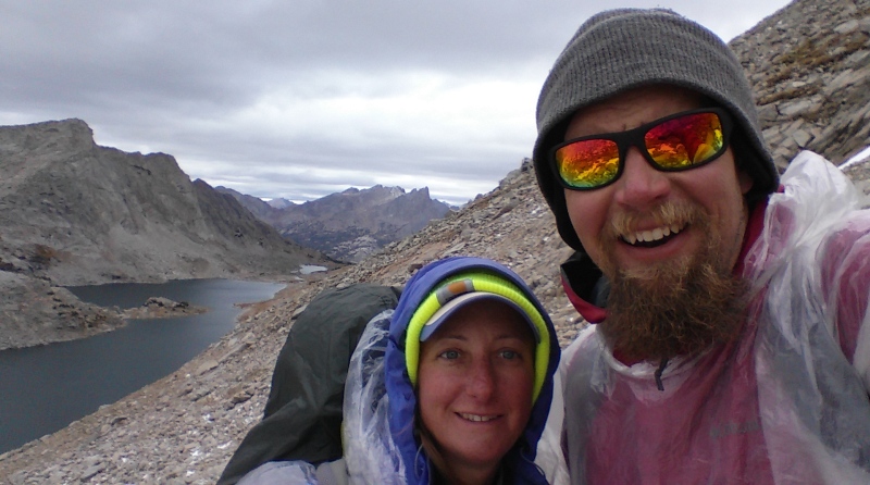 hiking the continental divide trail in the Wind River Range. I think this is Trinity pass?