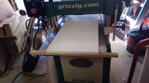 how to set up jointer to plane one face when board is wider than the jointer