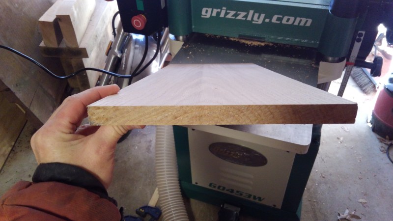 how to set up jointer to plane one face when board is wider than the jointer
