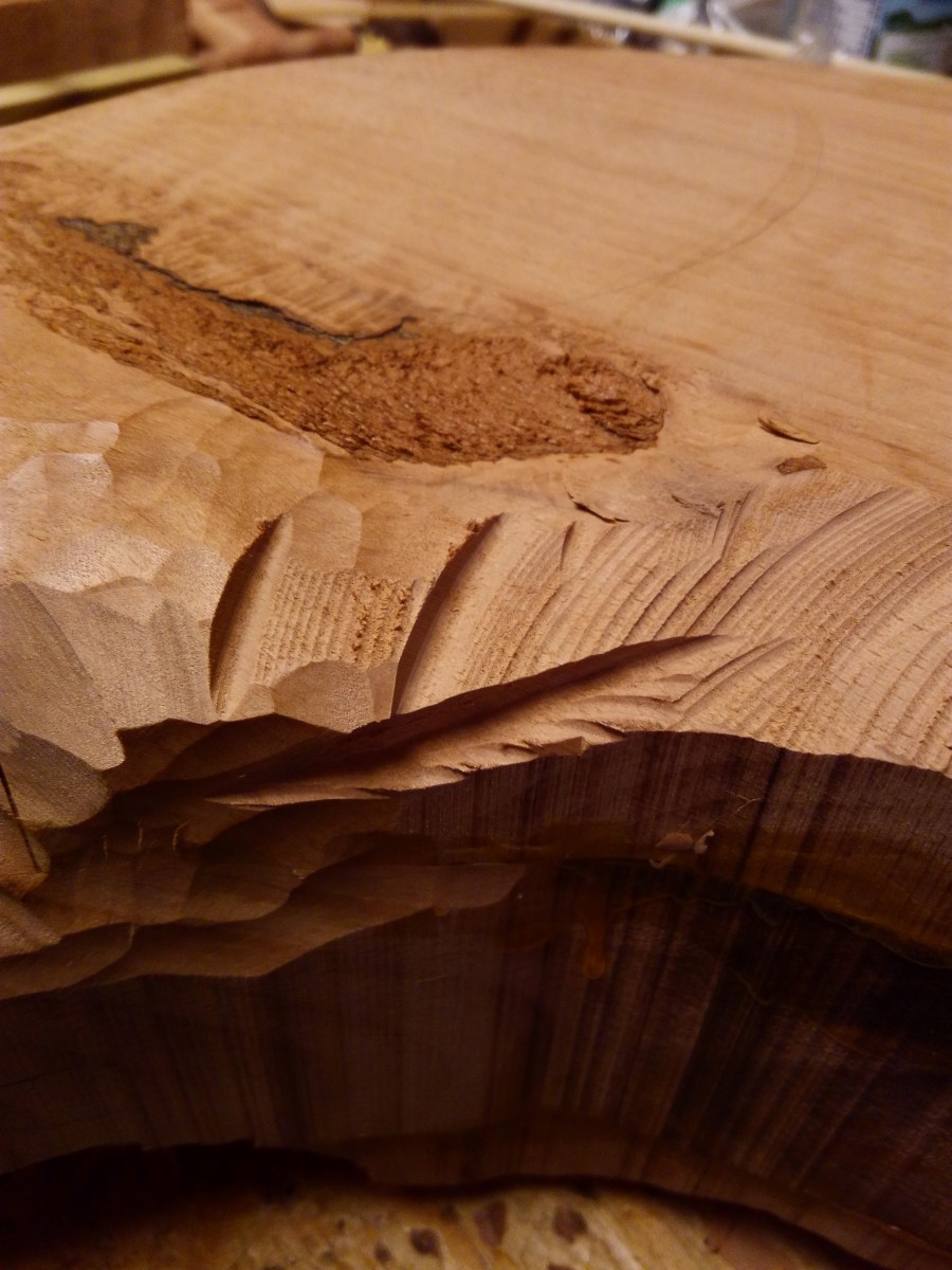 mistakes shown from using chain saw angle grinder attachment